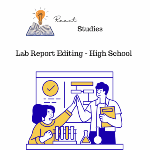 Lab Report Editing – High School