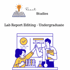 Lab Report Editing – Undergraduate